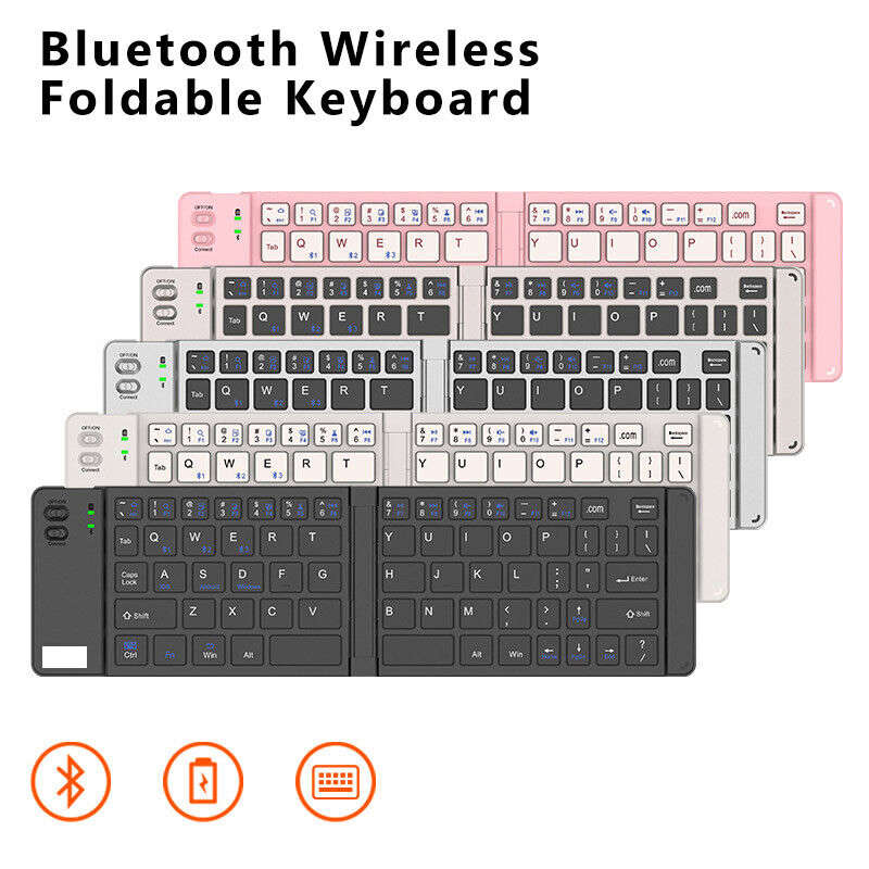 Ultra-Slim & Foldable Bluetooth Keyboard