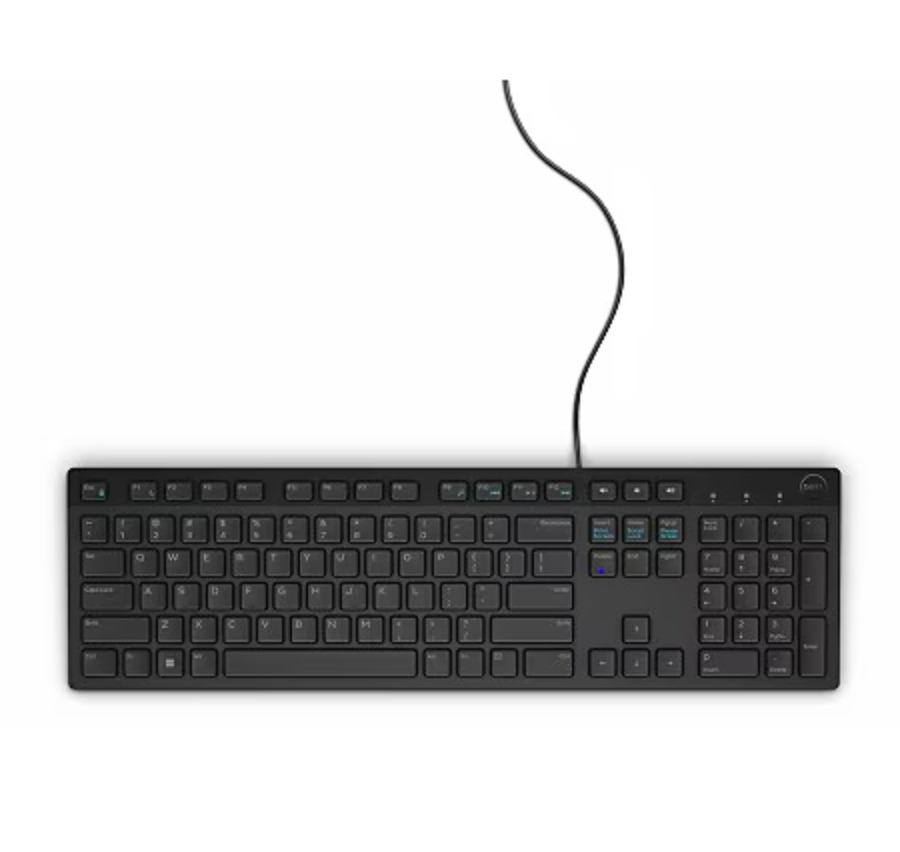 Dell KB216-BK-US Wired Keyboard - Black for Enhanced Typing Experience