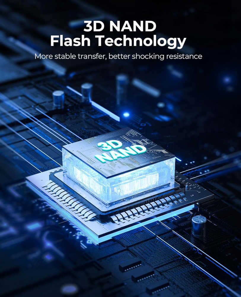ORICO 512GB mSATA SSD - High-Speed SATA III 6Gbps, 3D NAND Technology