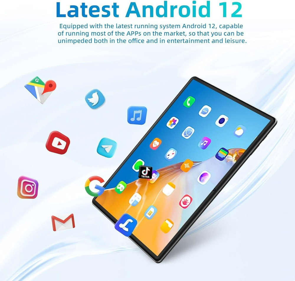 SGIN 10.1" Android 13 Tablet with 4GB RAM, 64GB Storage