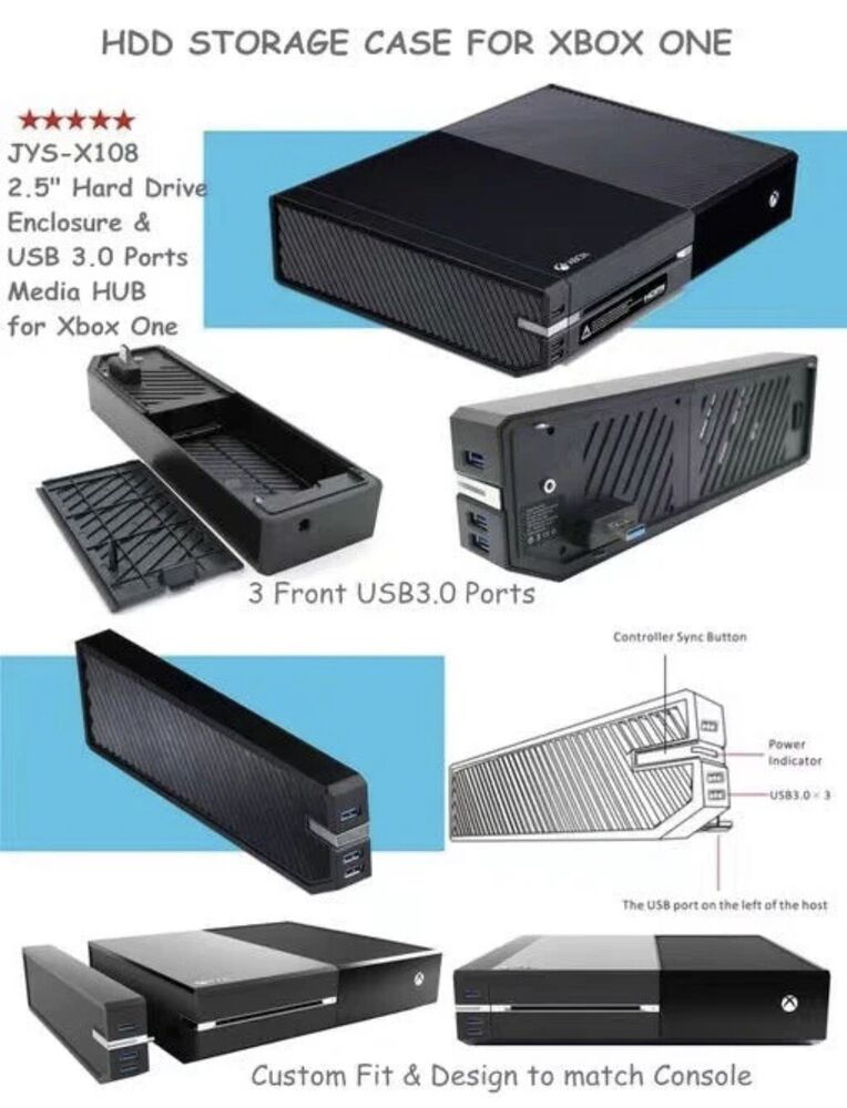 Xbox One 3-Port USB 3.0 SuperSpeed Hub - High-Performance Accessory