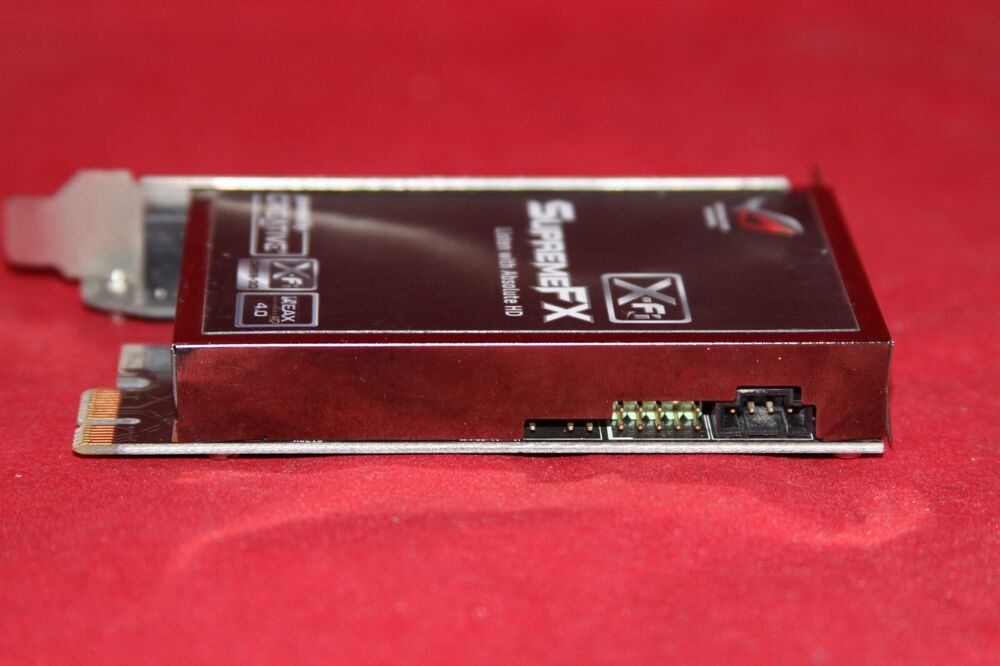 Supreme FX X-Fi PCIe x1 Sound Card Extension | Enhanced Audio for ASUS Rampage Extreme Maximus