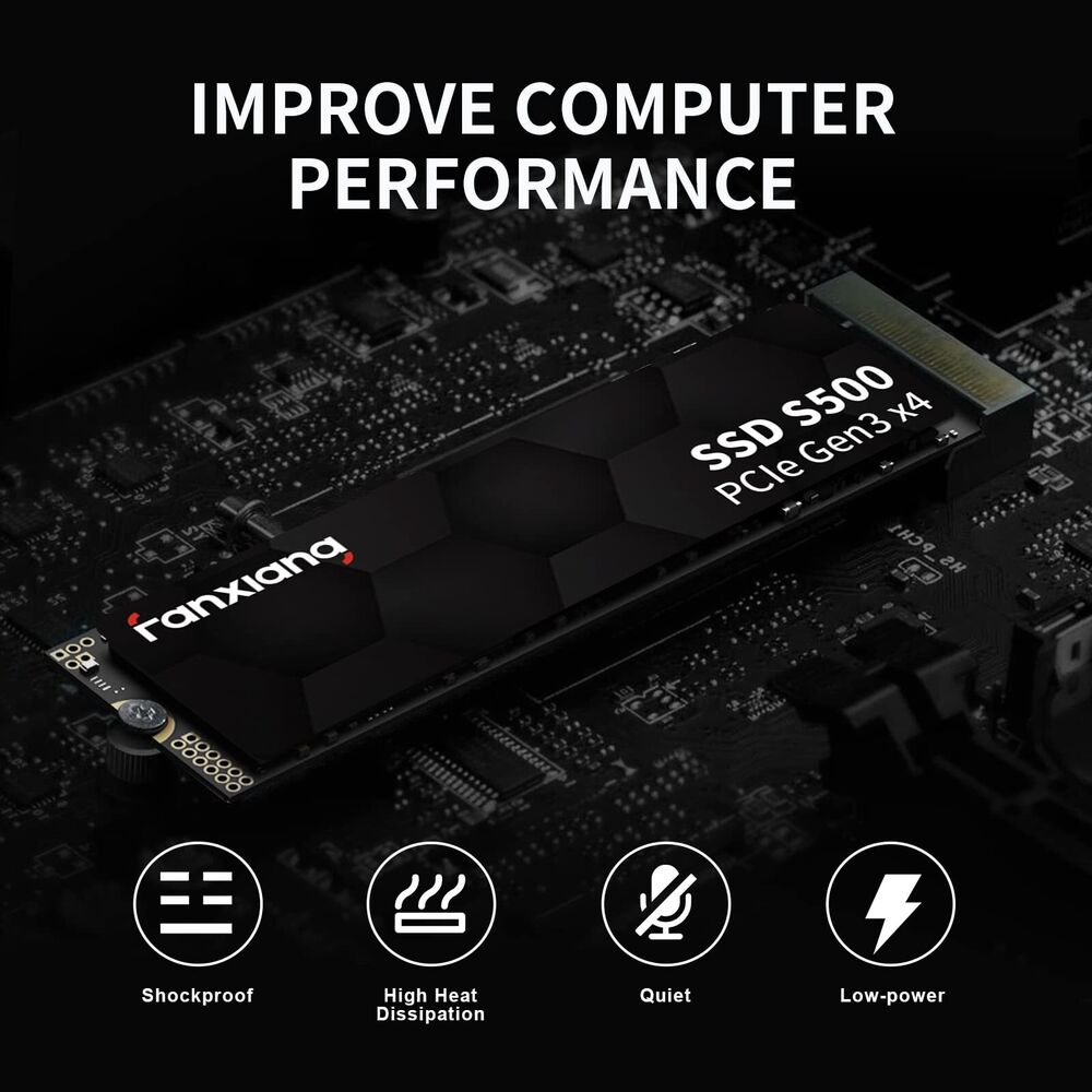 Fanxiang 1TB M.2 NVMe PCIe Gen 3.0x4 SSD - High-Speed Storage for Enhanced Performance