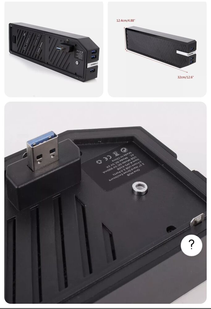 Xbox One 3-Port USB 3.0 SuperSpeed Hub - High-Performance Accessory