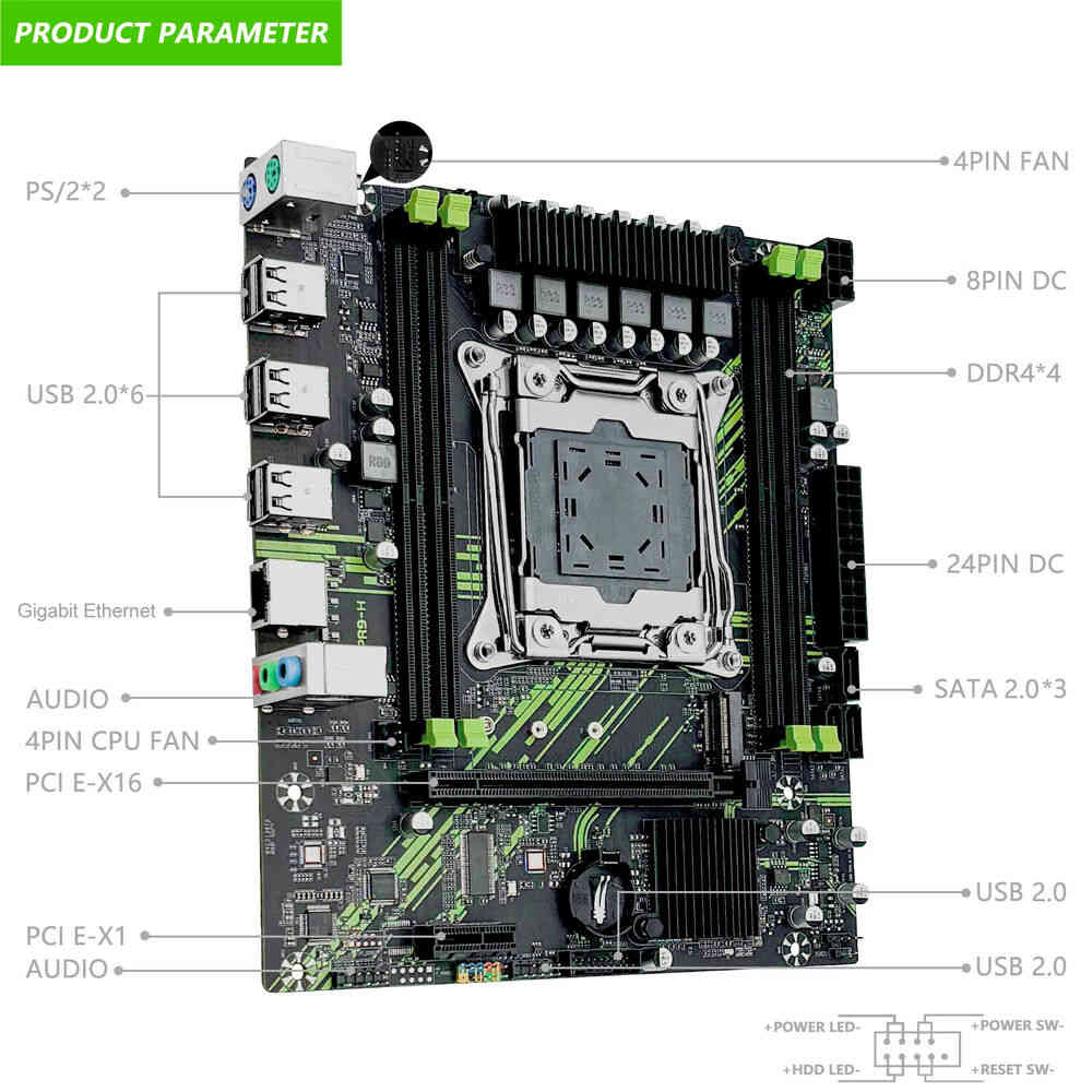PR9-H X99 Motherboard Kit - High-End Workstation Upgrade