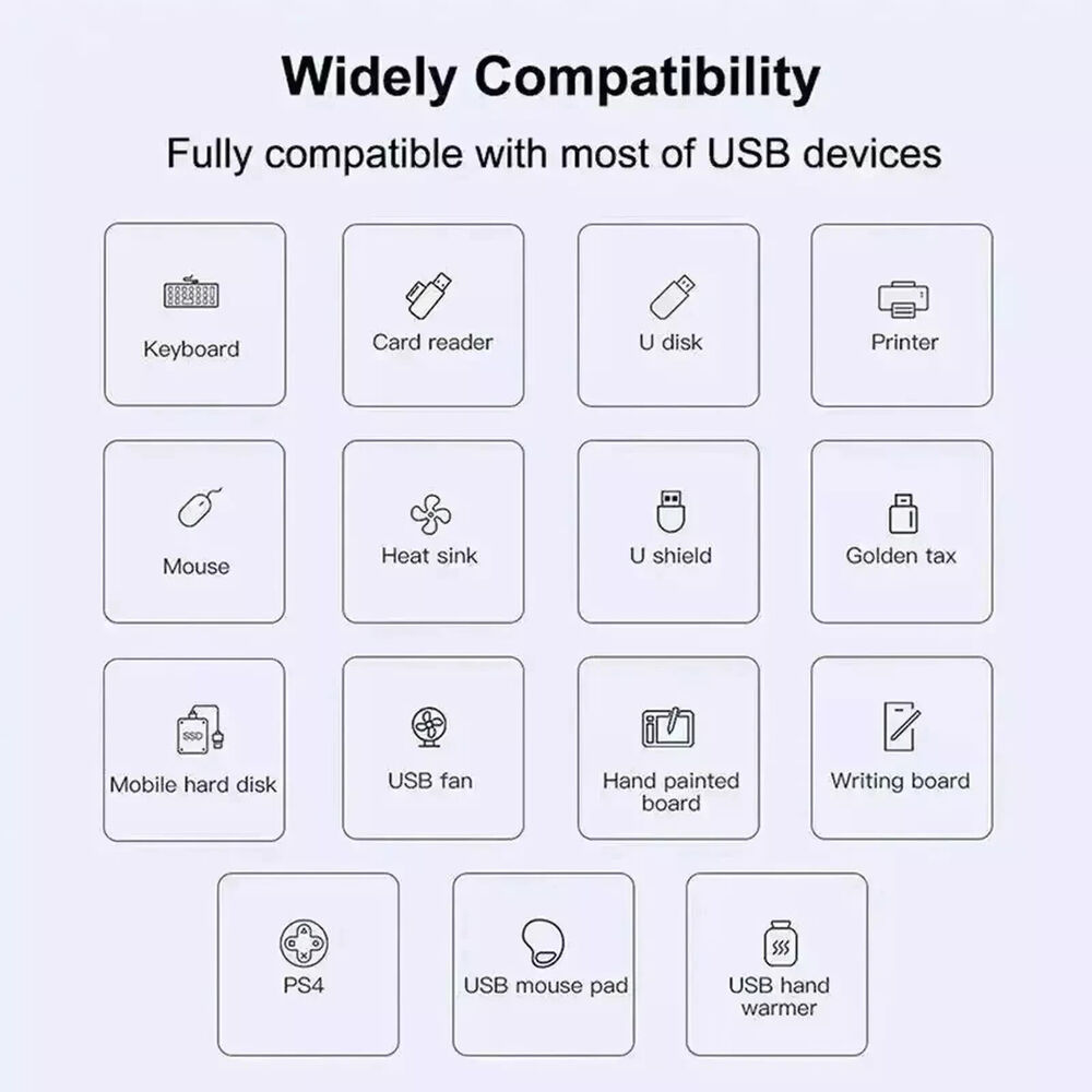 4-Port USB 3.0 Hub for Enhanced Laptop Connectivity