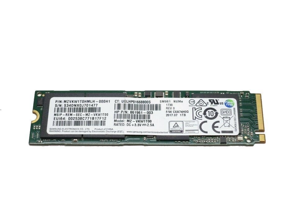 Enhanced Performance M.2 NVMe SSD with Pre-Installed Windows