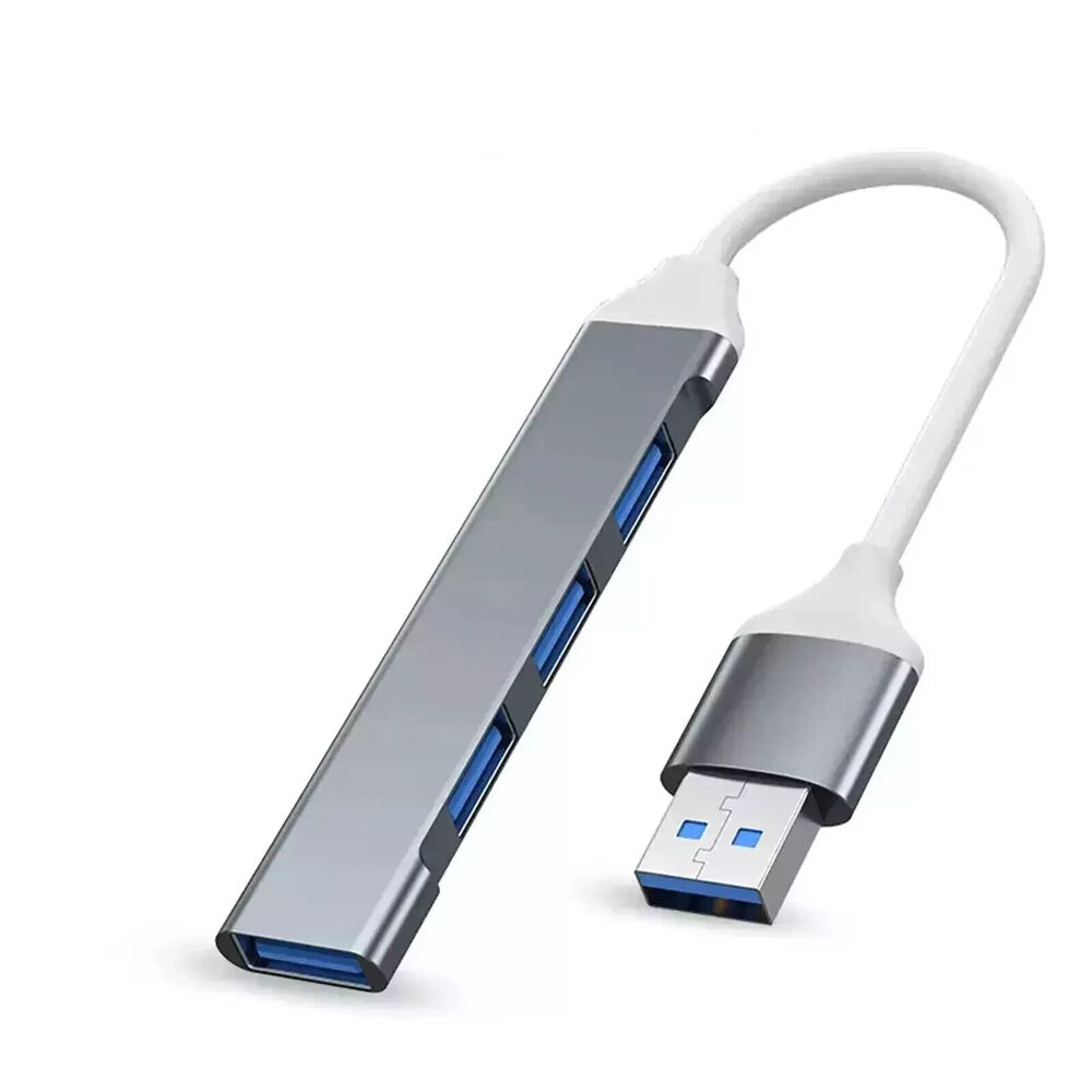 4-Port USB 3.0 Hub for Enhanced Laptop Connectivity