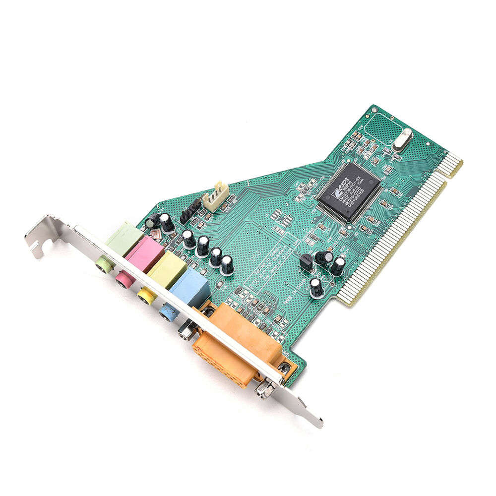 4 Channel 5.1 Surround Sound Card with 3D Audio and MIDI for Enhanced PC Audio