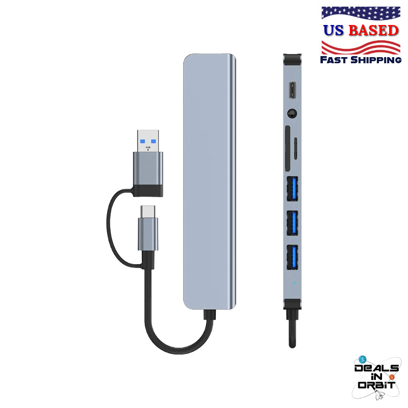 USB Type-C to A Adapter Hub - Versatile Connectivity for Multiple Devices
