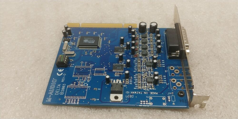 M-AUDIO CB12-068E0 DELTA66 REV-E PCI Sound Card Board - Enhanced Audio Performance