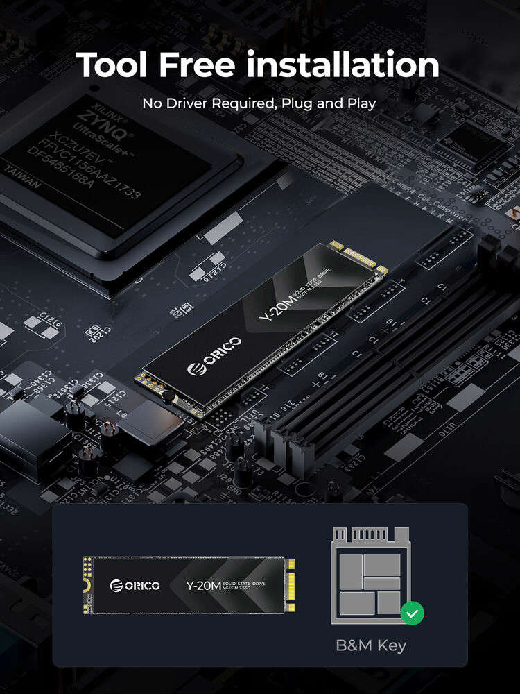 ORICO 2TB M.2 2280 SATA SSD NGFF High-Speed Internal SSD