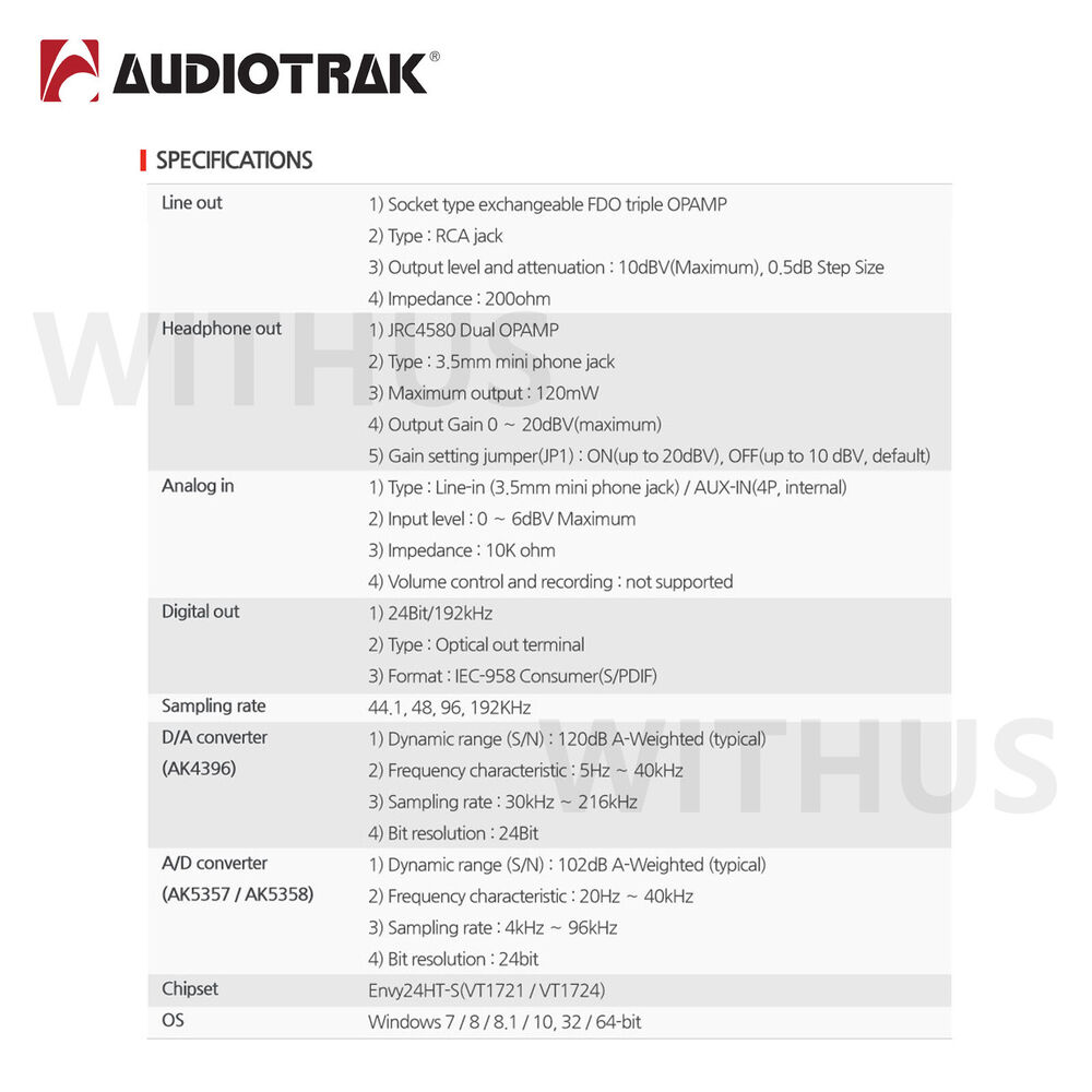 AUDIOTRAK PRODIGY HD2 BLACK EDITION PCI Sound Card - Superior Audio Performance