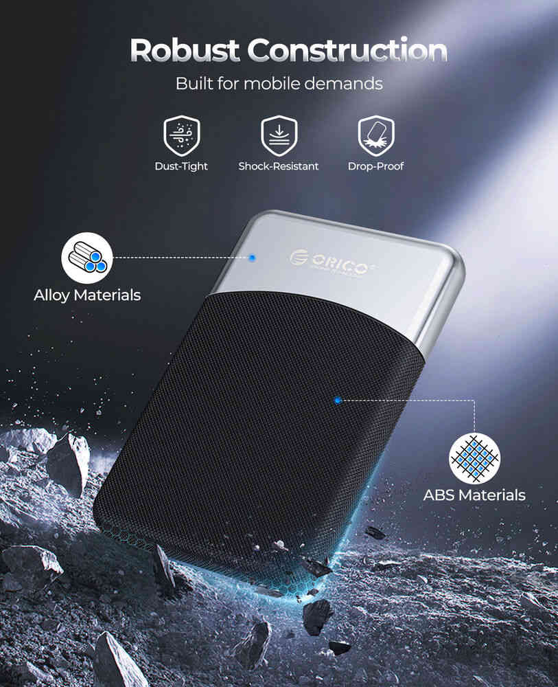 ORICO 128GB High-Speed Portable SSD with USB 3.2 Gen 1 Type-C