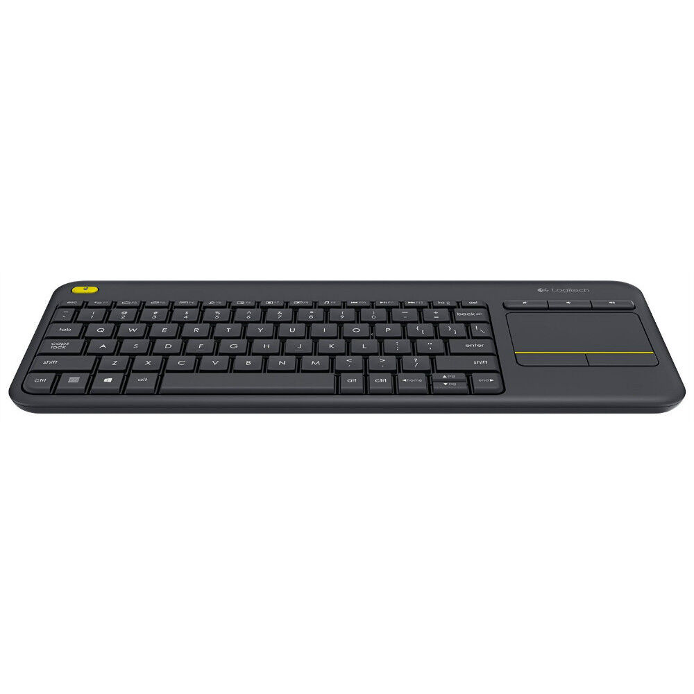Logitech K400 Plus Wireless Touch Keyboard with Touchpad - Enhanced TV Control