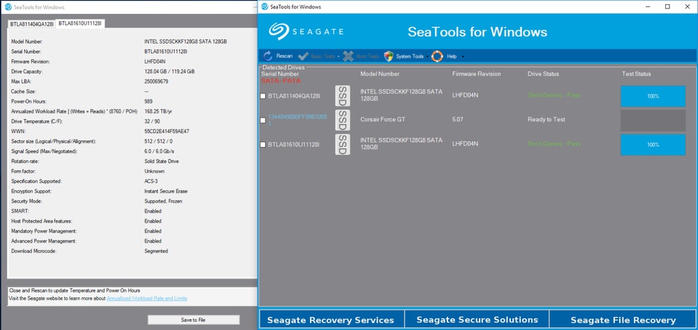 Intel 545s 128GB M.2 2280 SATA SSD - Enhanced Performance Drive