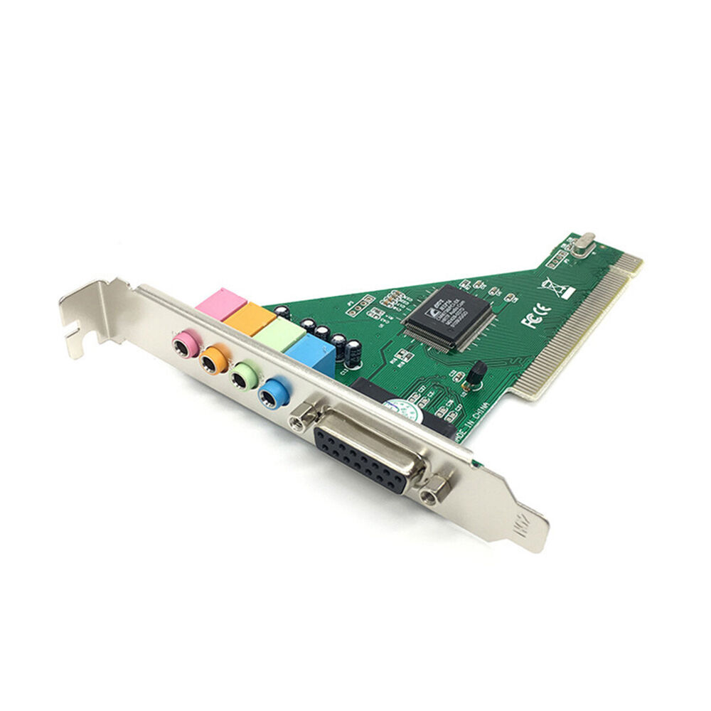 4 Channel 5.1 Surround Sound Card with 3D Audio Technology for Enhanced PC Audio