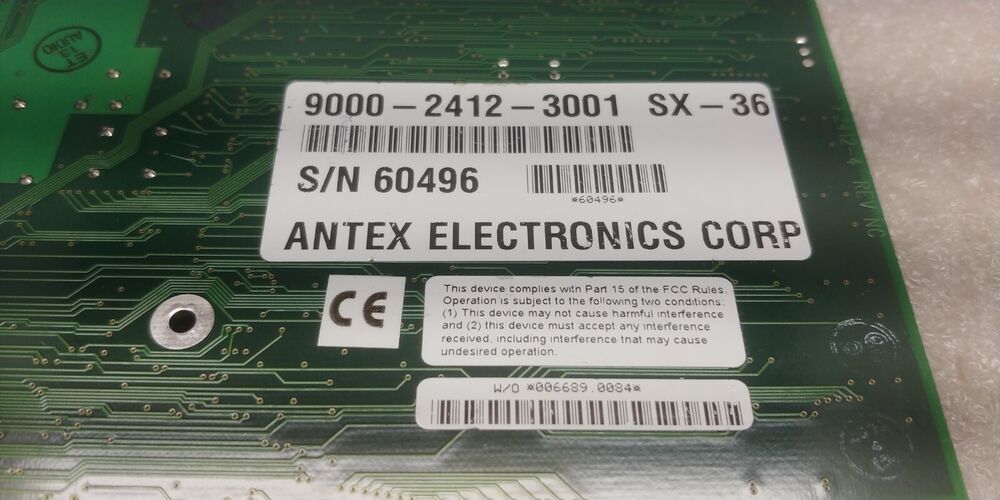 Antex Electronics Sound Card 9000-2412-3001 - Enhanced Audio Performance