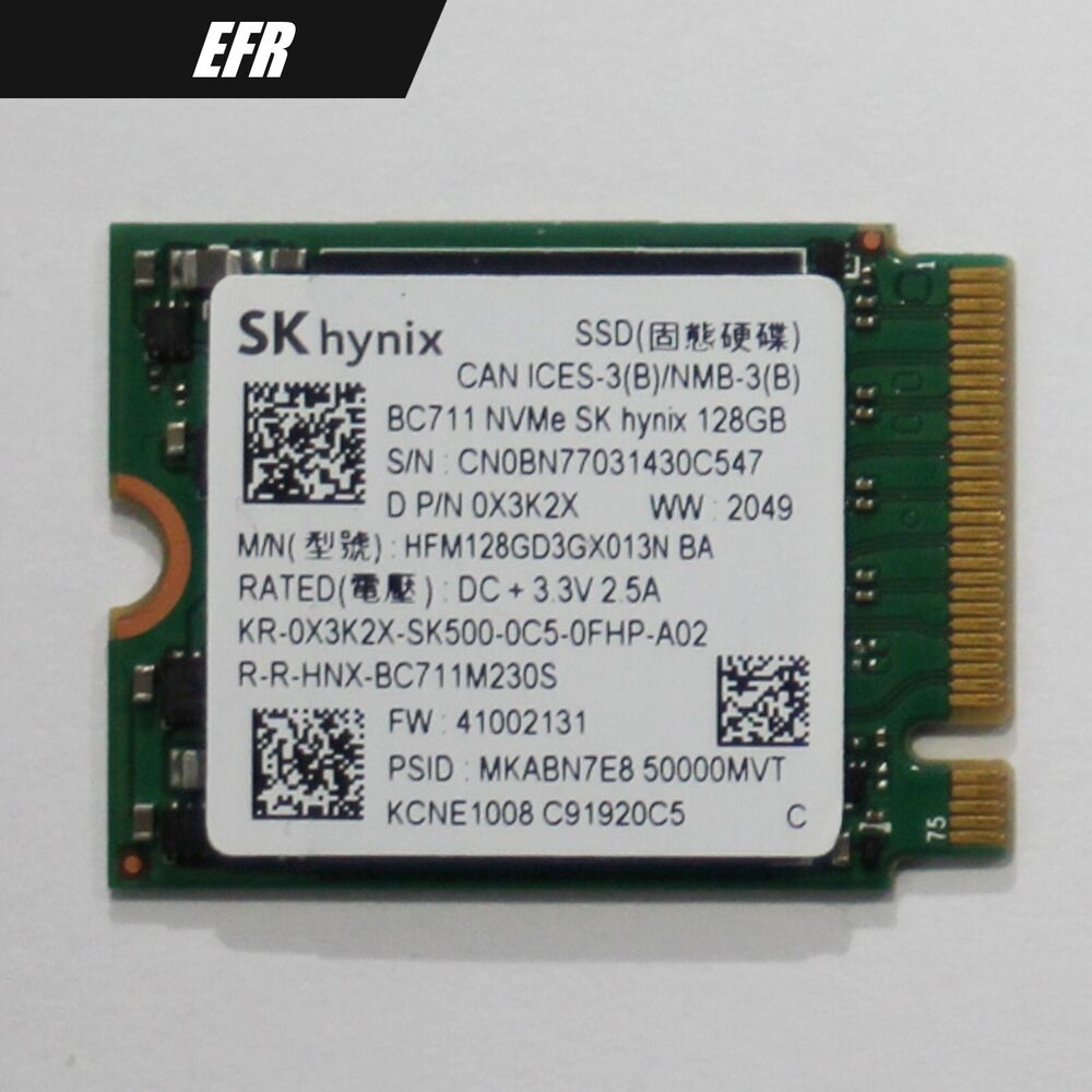 Enhanced Performance 2230 NVMe M.2 SSD - Up to 256GB