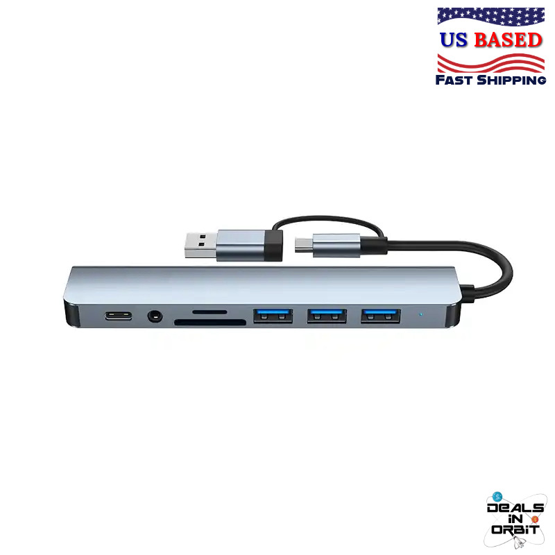 USB Type-C to A Adapter Hub - Versatile Connectivity for Multiple Devices