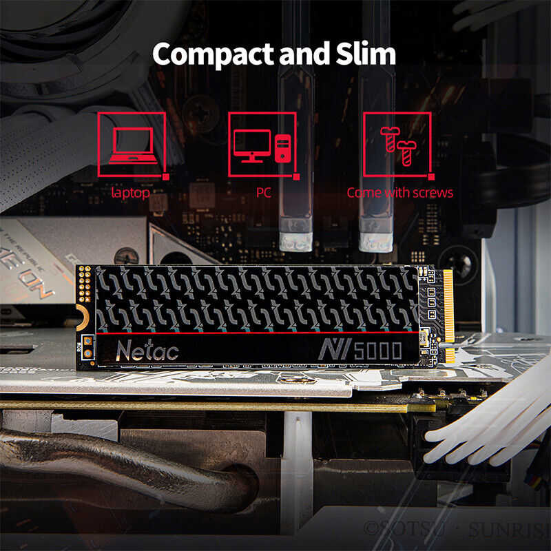 Netac M.2 2280 NVMe SSD - High-Speed Storage for Computing