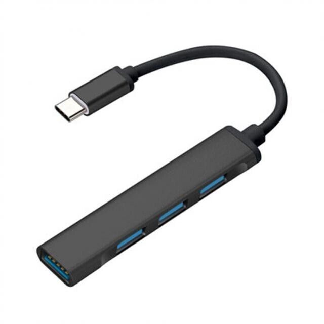 4-Port USB-C Hub Adapter for Enhanced Connectivity