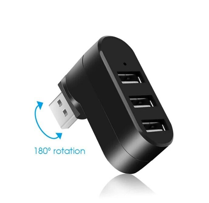 3 Port USB 3.0 Hub Splitter - Boost Connectivity for Multiple Devices