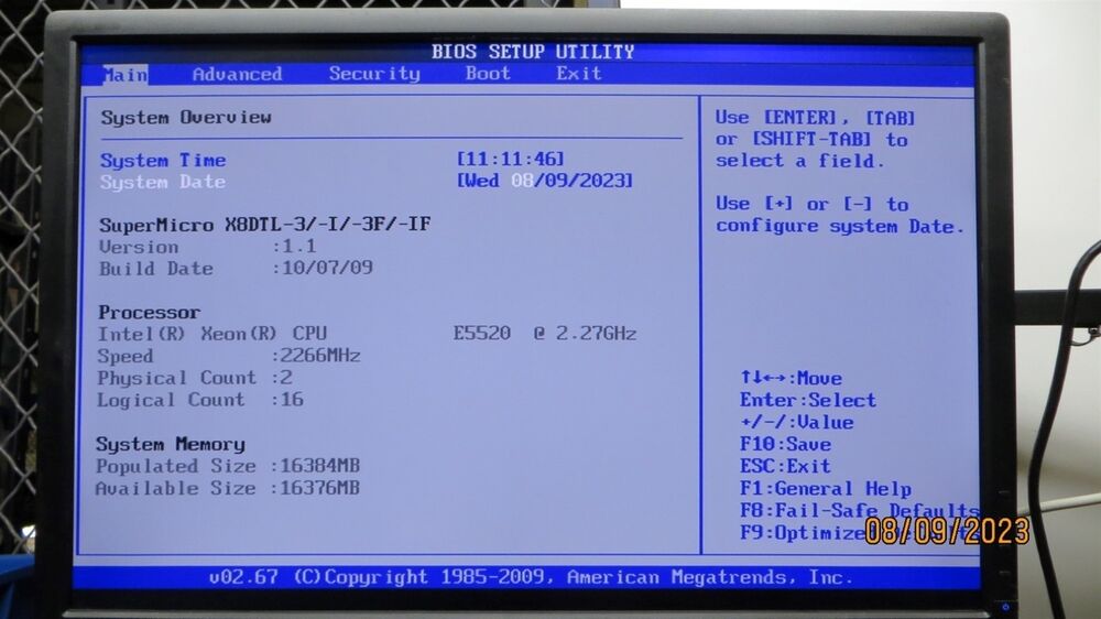 Supermicro X8DTL-IF Server Motherboard - Dual 2.27GHz Xeon CPUs, 16GB RAM, High-Performance Computing