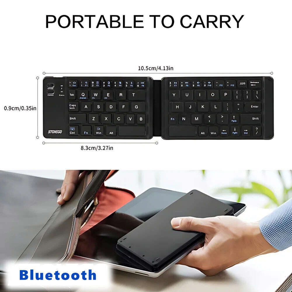 Ultra-Slim & Foldable Bluetooth Keyboard
