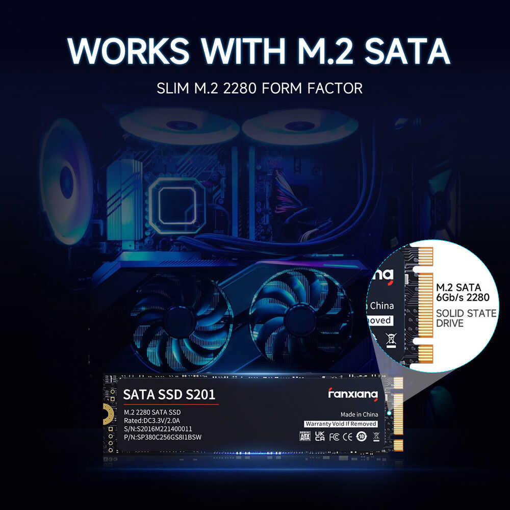 Fanxiang M.2 SATA SSD - High-Speed Storage with SLC Cache & 3D NAND TLC