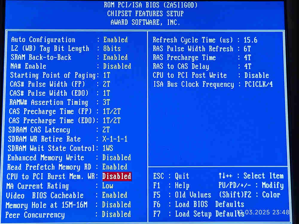 Vintage Gigabyte GA-586STX2 Motherboard Kit with CPU and RAM