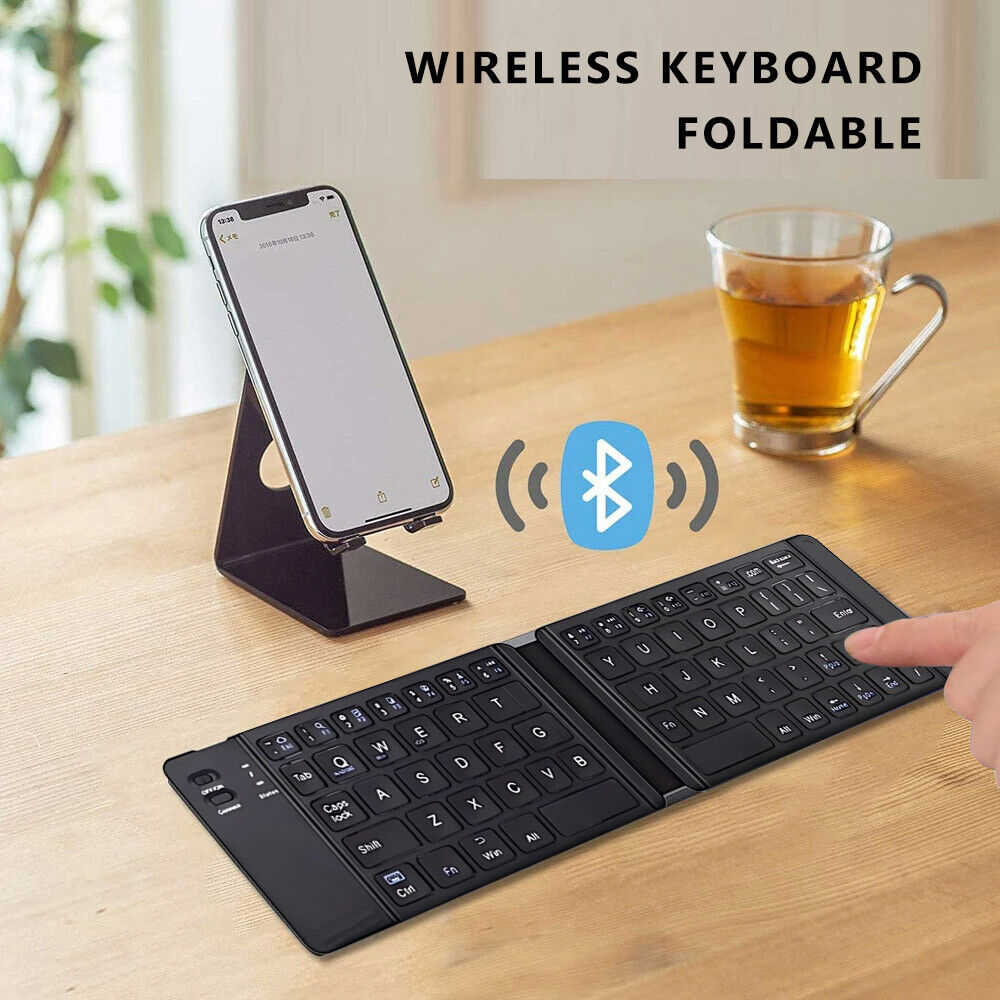 Ultra-Slim & Foldable Bluetooth Keyboard