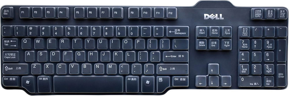Dell L100 104-Key USB Wired Keyboard Protective Cover