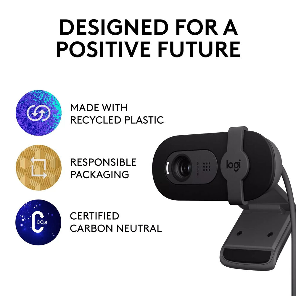 Logitech Brio 101 Webcam | High-Definition Video Calling