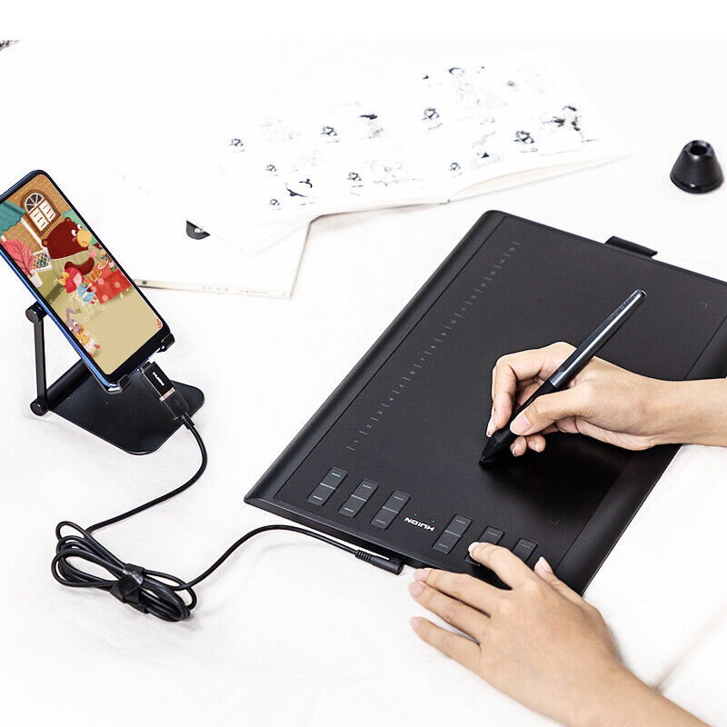 Huion H1060P Refurbished Graphics Tablet with Battery-free Pen