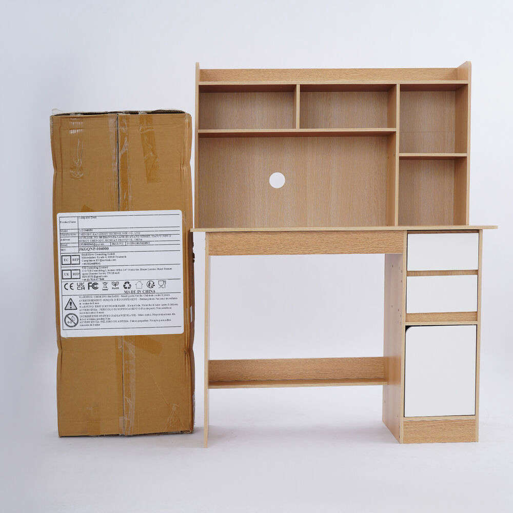 Stylish Oak Multipurpose Home Office Desk