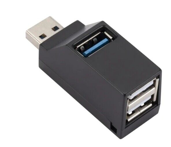 3 Port USB 3.0 Hub Splitter - Boost Connectivity for Multiple Devices