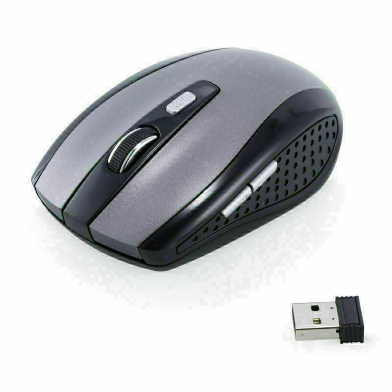 2.4GHz Wireless Optical Mouse with Adjustable DPI and Ergonomic Design