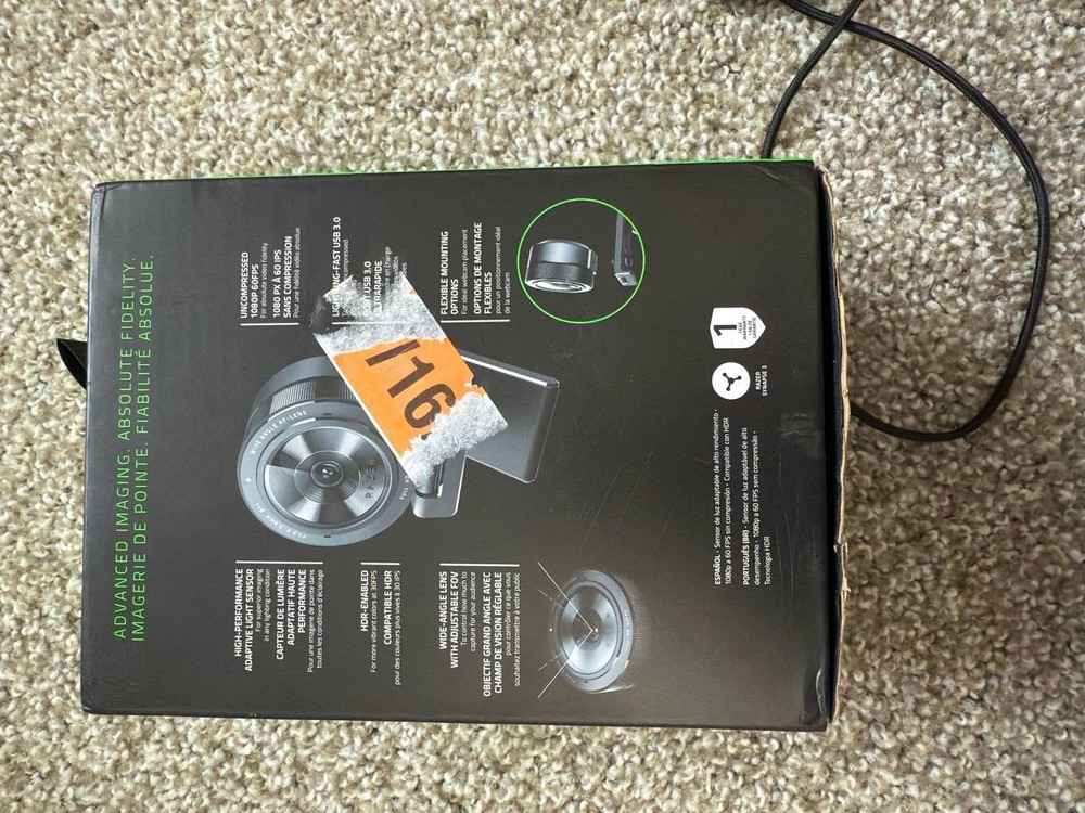 Razer Kiyo Pro Streaming Webcam - High-Quality, Open Box Deal