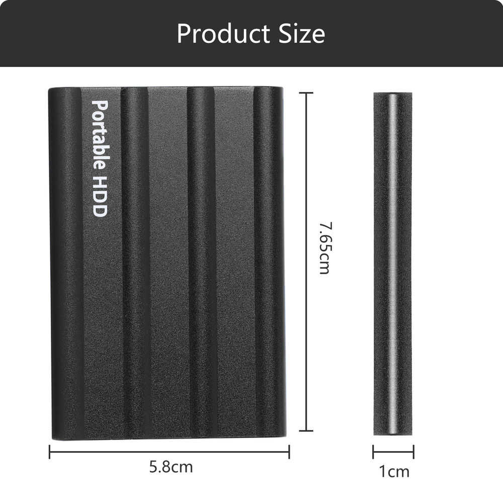 High-Capacity USB 3.0 External Hard Drive - Versatile Storage for All Devices