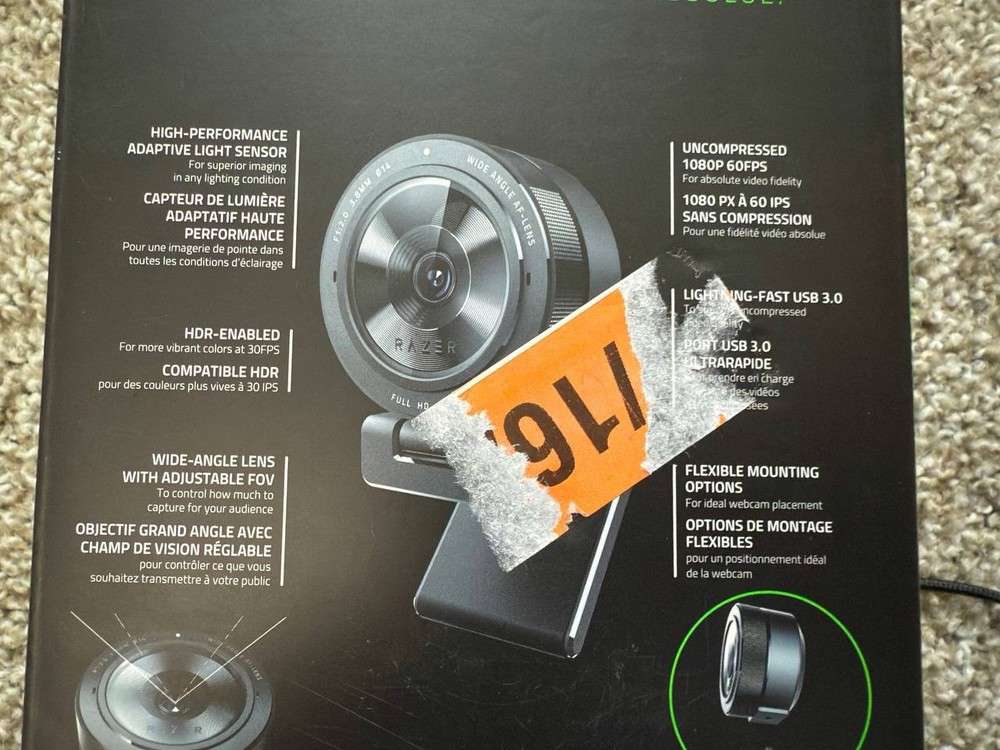 Razer Kiyo Pro Streaming Webcam - High-Quality, Open Box Deal