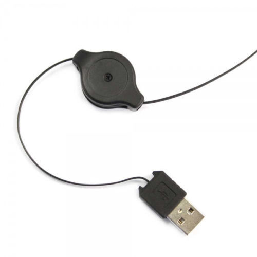 Ultra-Portable Retractable USB Optical Mouse
