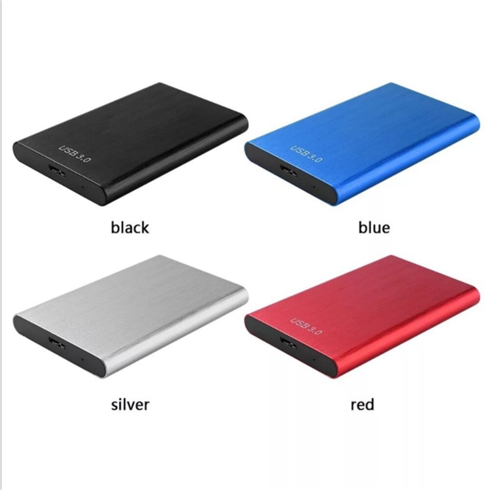 High-Speed USB 3.0 Portable External Hard Drive - 1TB/2TB/4TB
