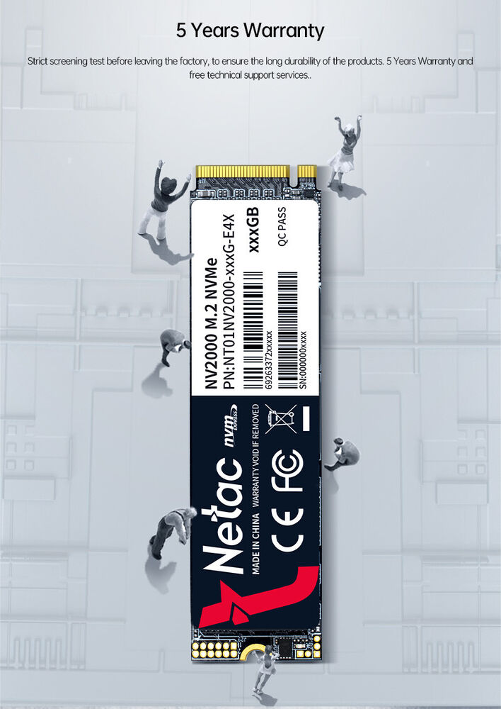 Netac 1TB M.2 NVMe SSD - High-Speed, High-Capacity Storage