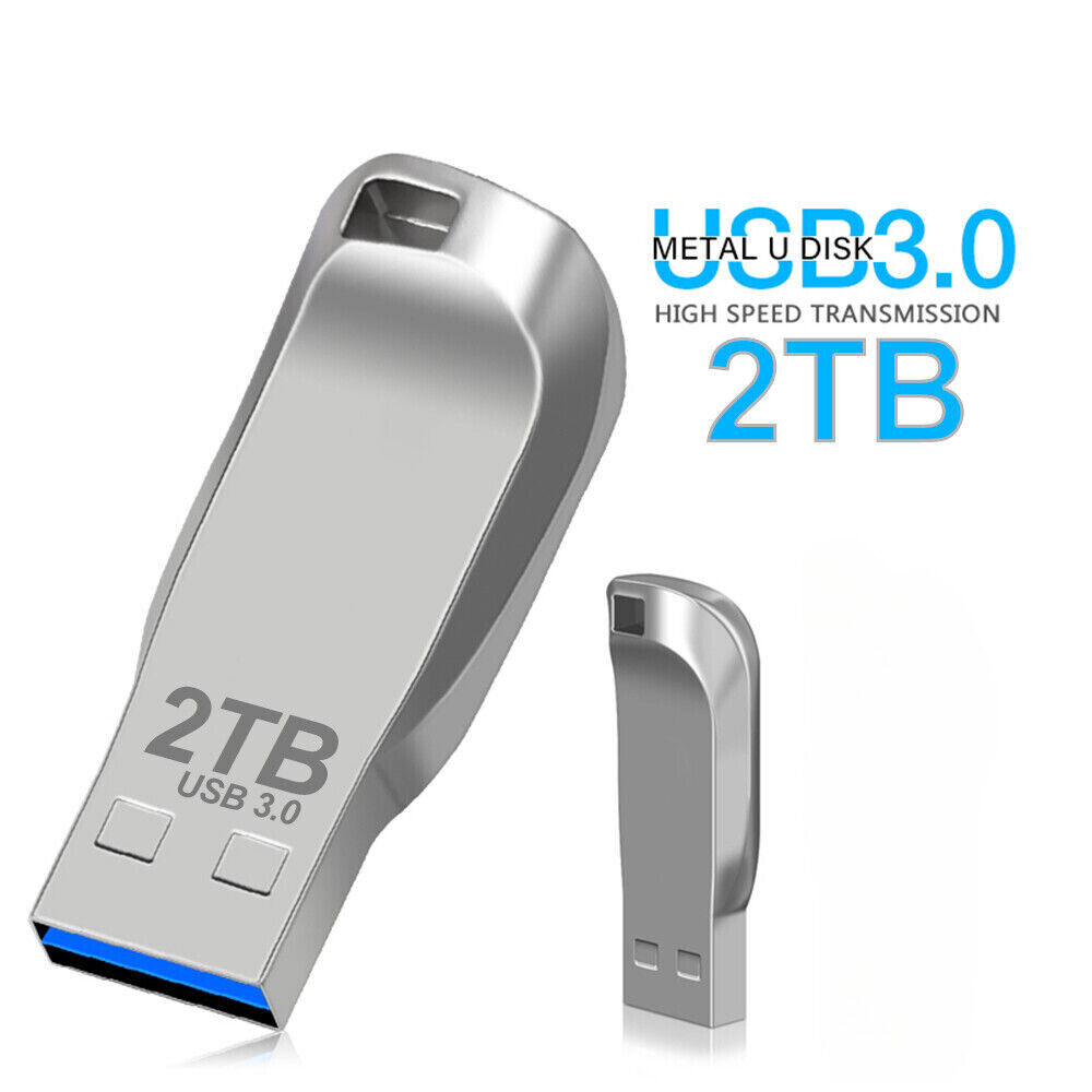 2TB High-Capacity USB 3.0 Flash Drive - Portable Storage for PC and Laptop