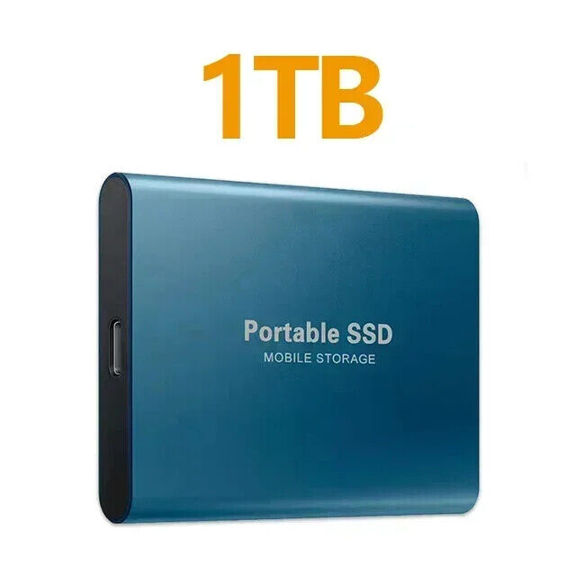 1TB High-Speed USB 3.1 Type-C External SSD - Portable Storage Solution