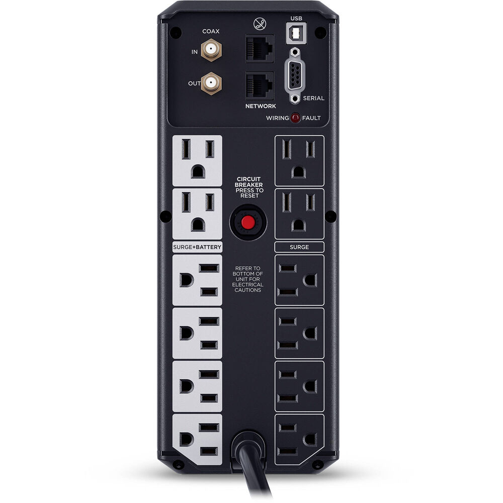 CyberPower CP1500AVRLCD3-R 1500VA/900W Refurbished UPS Tower - Enhanced Power Protection