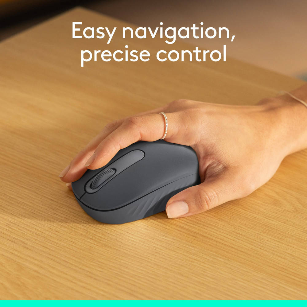Logitech M196 Bluetooth Wireless Mouse - Portable, Comfortable, 3-Button