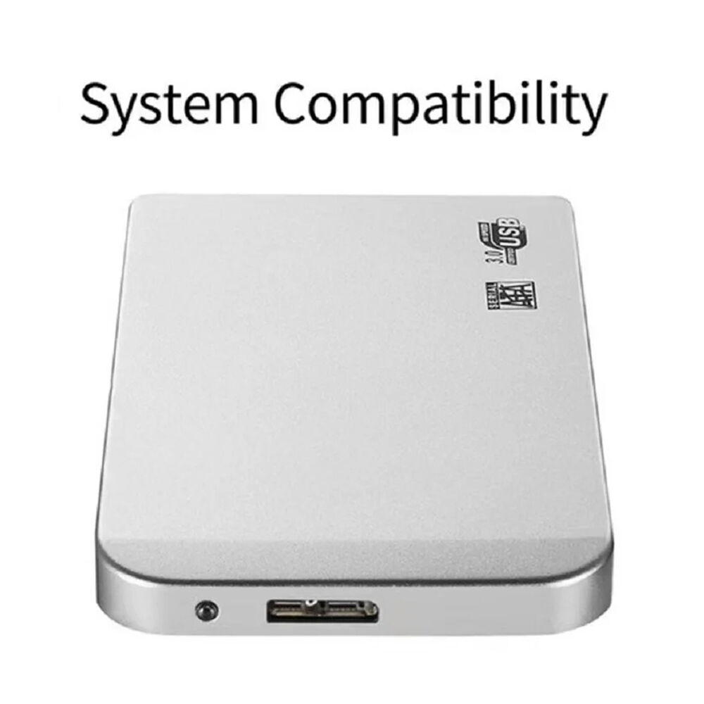 Enhanced Storage with 1/2/4TB USB 3.0 External Hard Drive