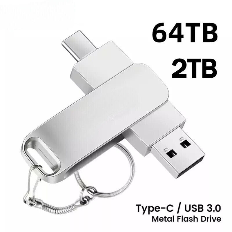 Ultra-Fast High-Capacity USB 3.2 Flash Drive - 2TB to 64TB